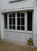 Porte en bois exotique