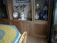 Vitrine en orme